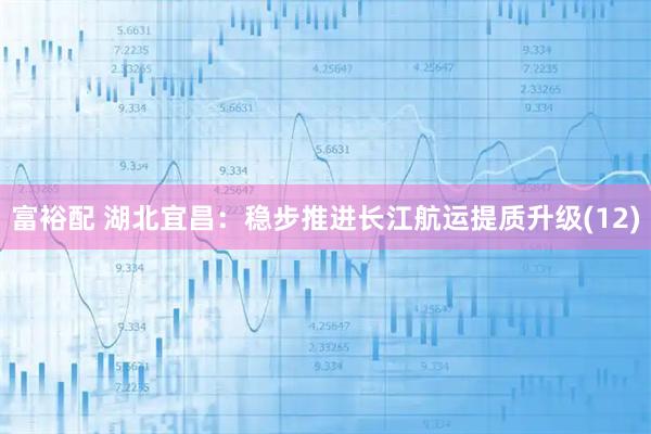 富裕配 湖北宜昌：稳步推进长江航运提质升级(12)